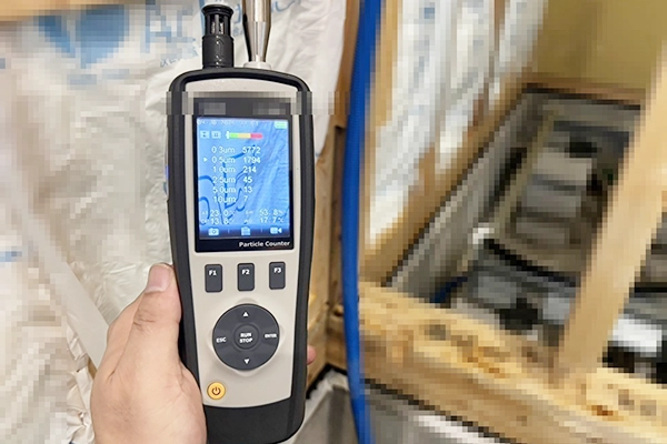 気中パーティクル検査